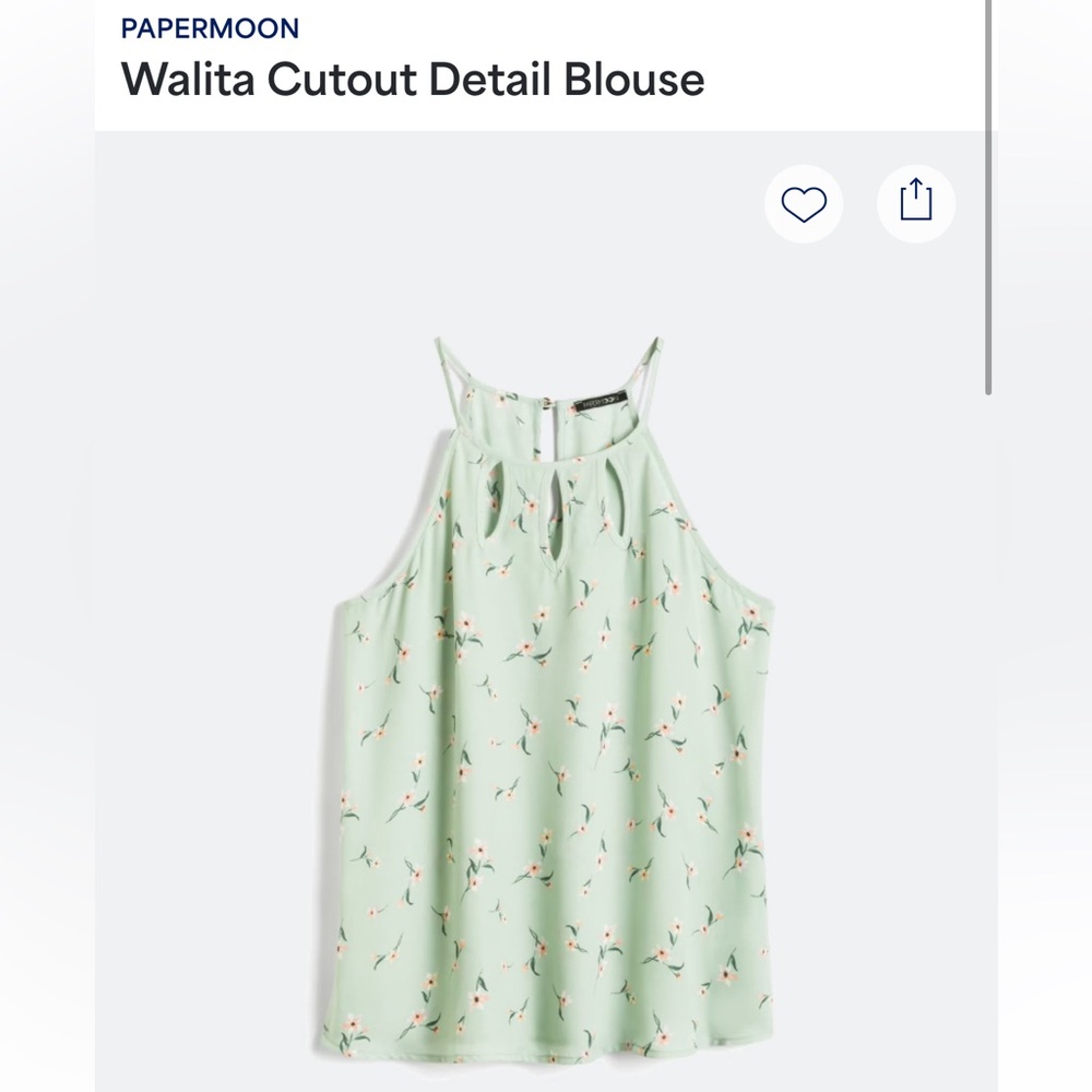 Stitch Fix Papermoon Walita Cutout Detail Blouse